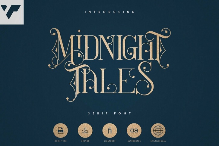 Midnight Tales Font Font Download