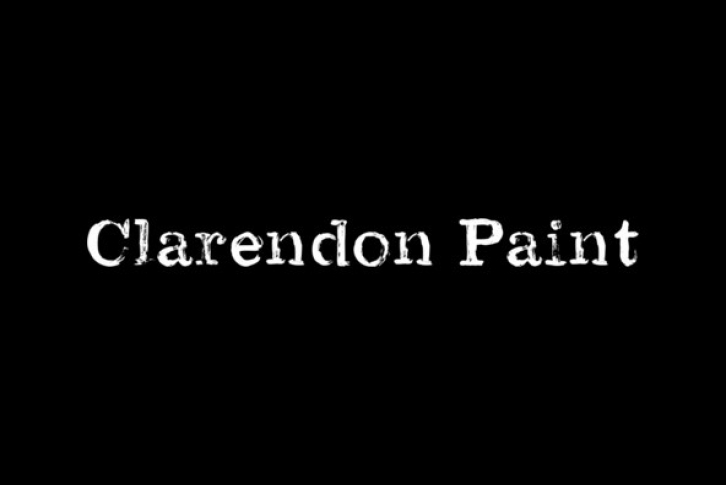 Clarendon Paint Font Font Download