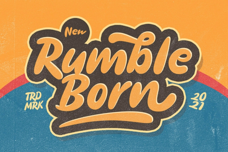 Rumble Born Font Font Download