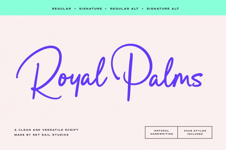 Royal Palms Font Font Download