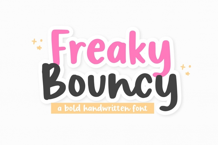 Freaky Bouncy Font Font Download