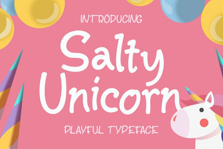 Salty Unicorn Font Font Download