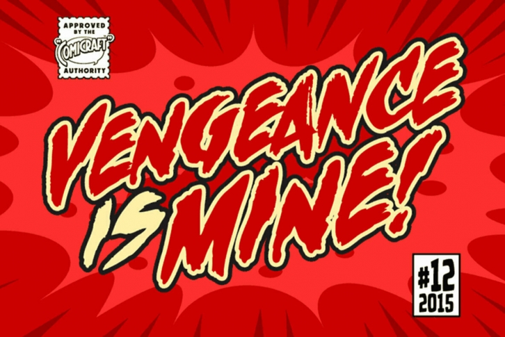 Vengeance is Mine Font Font Download