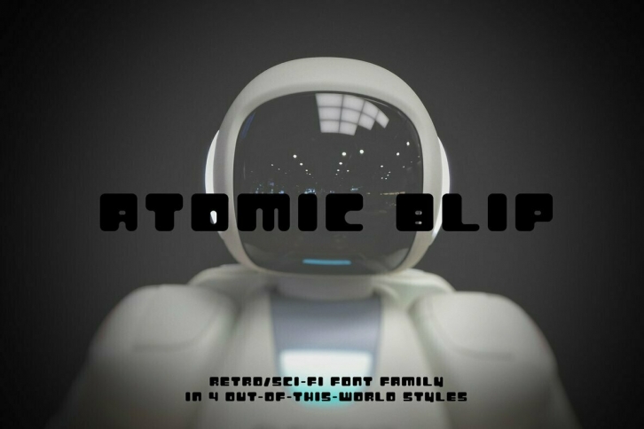 Atomic Blip Font Font Download