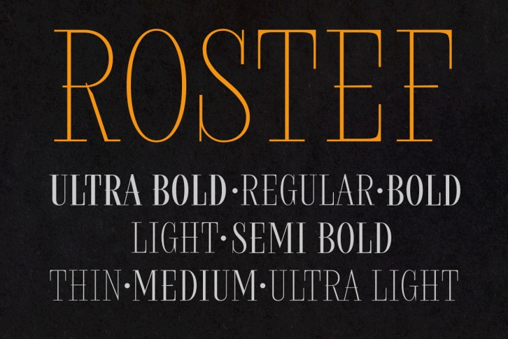 Rostef Font Font Download