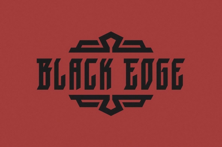 Black Edge Font Font Download