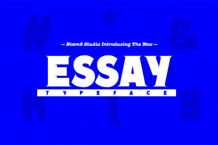 Essay Font Font Download