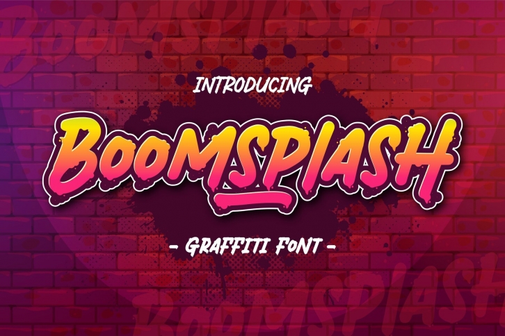 Boomsplash Font Font Download