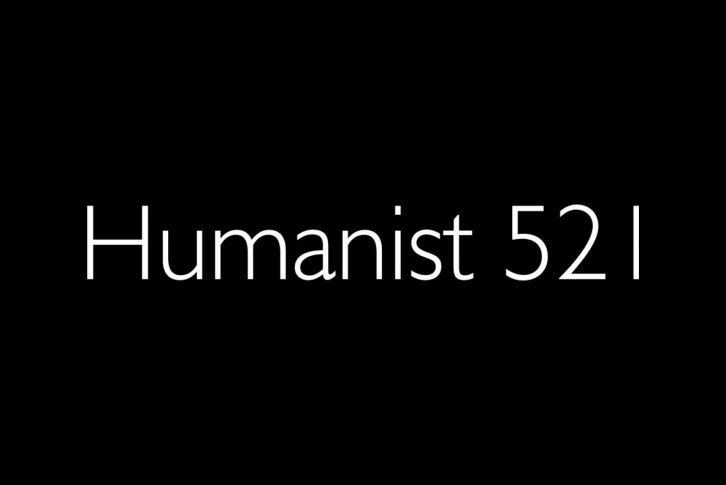 Humanist 521 Font Font Download