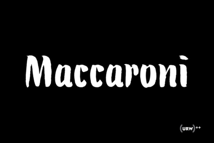 Maccaroni Font Font Download