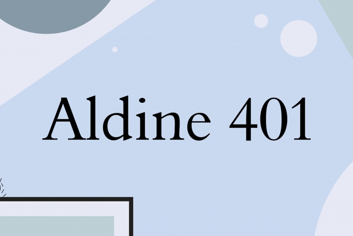 Aldine Font Font Download