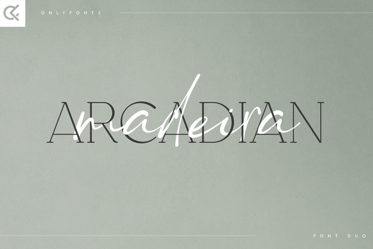 Arcadian and Moderna Font Font Download