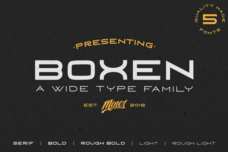 BOXEN Font Font Download