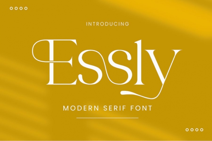 Essly Serif Font Font Download