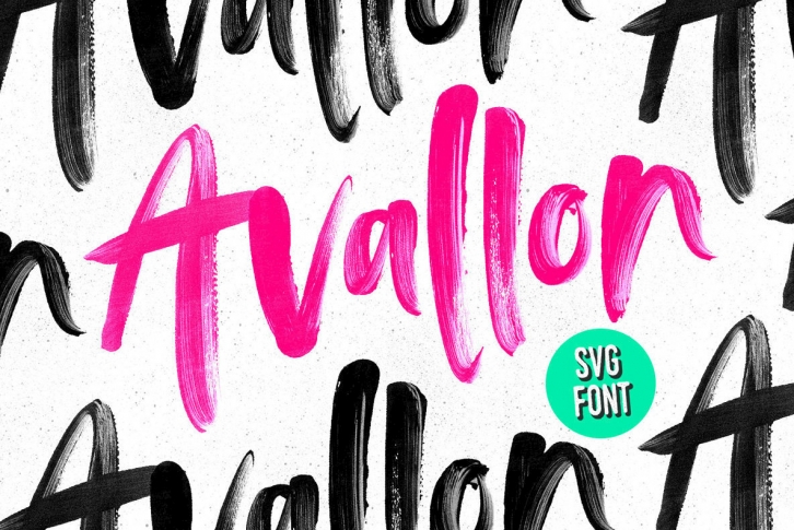 Avallon OpenSVG Font Font Download