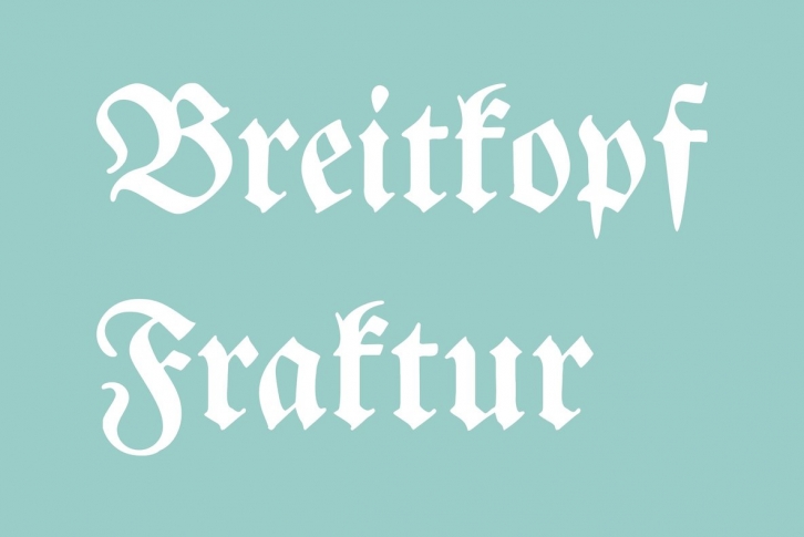 Breitkopf Fraktur Font Font Download