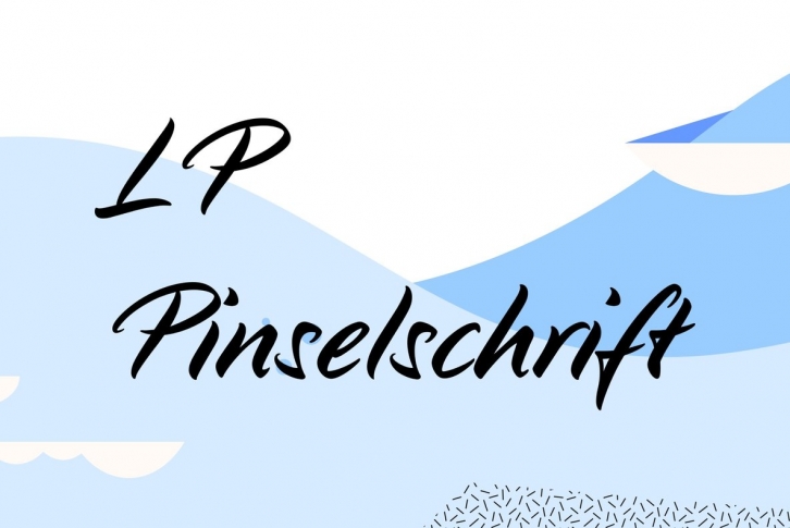 LP Pinselschrift Font Font Download