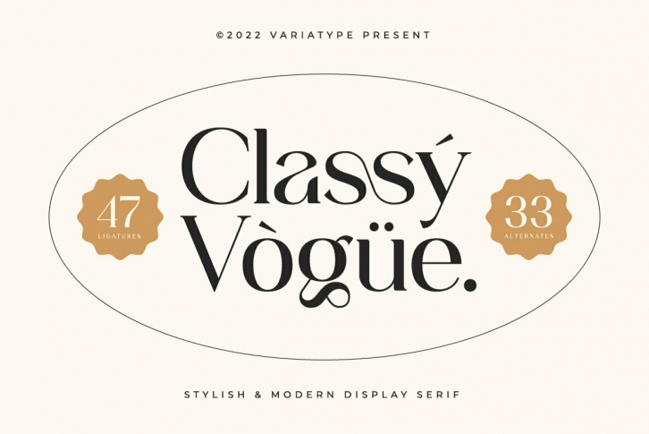 Classy Vogue Font Font Download