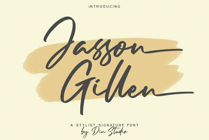 Jasson Gillen Font Font Download