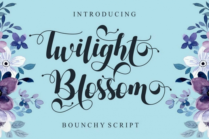 Twilight Blossom Font Font Download