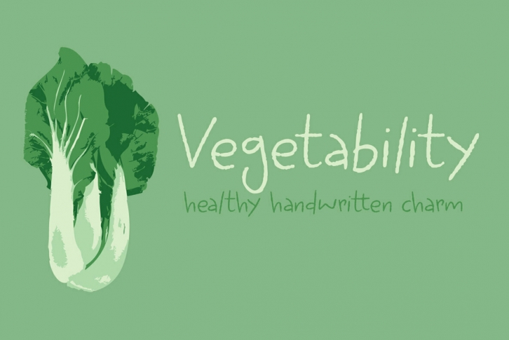 Vegetability Font Font Download