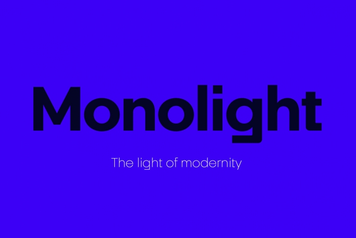 Monolight Font Font Download