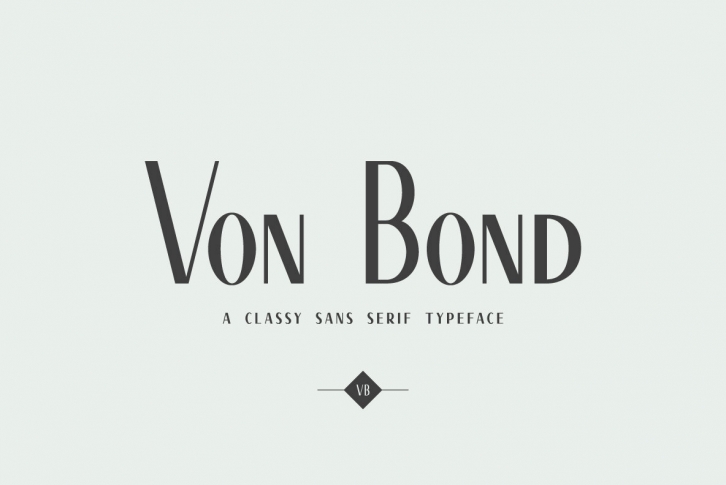 Von Bond Font Font Download