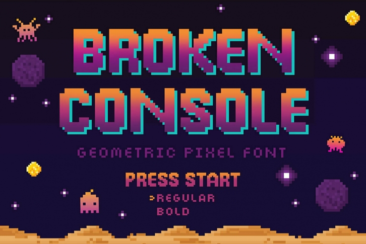 Broken Console Font Font Download