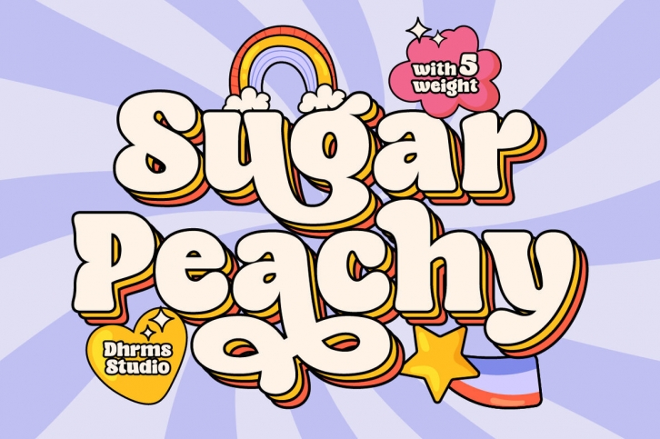 Sugar Peachy Font Font Download