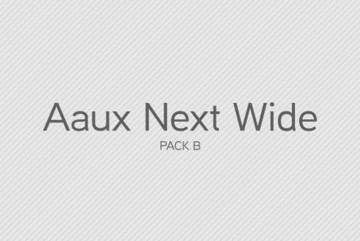 Aaux Next Wide Pack B Font Font Download