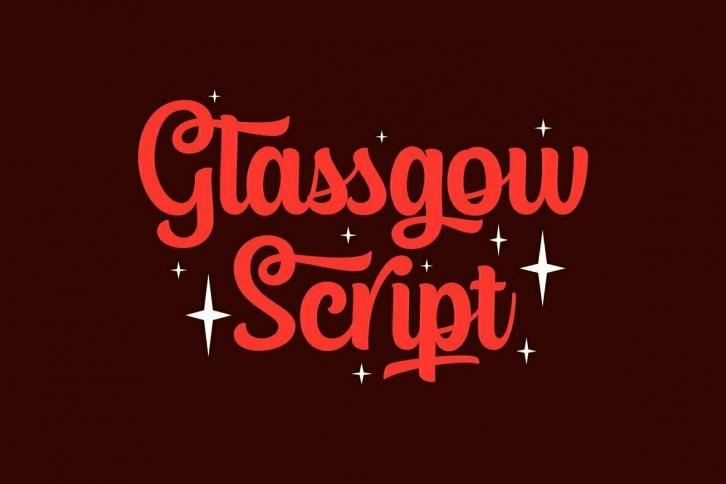 Glassgow Script Font Font Download