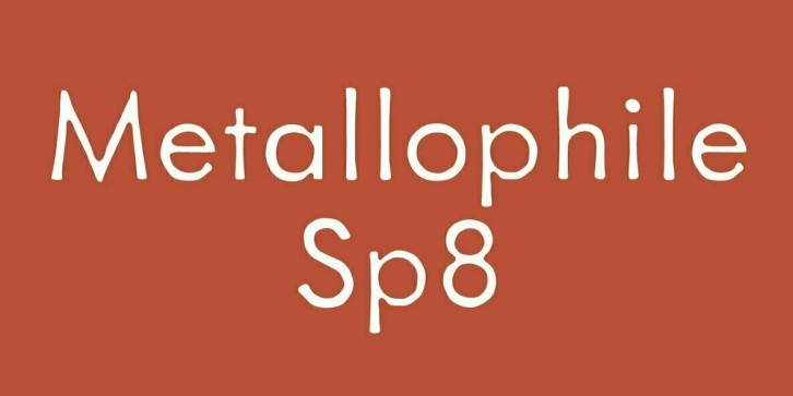 Metallophile Sp8 Font Font Download
