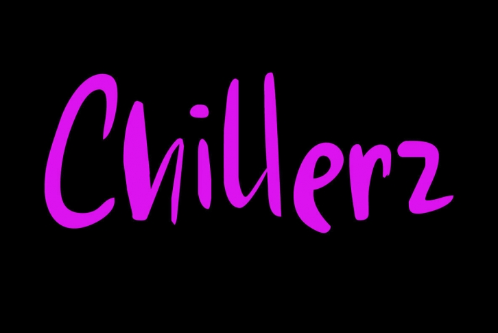 Chillerz Font Font Download