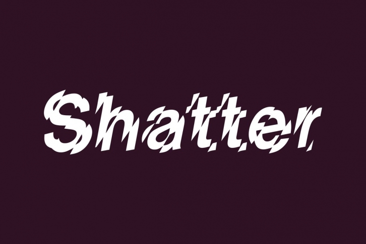 Shatter Font Font Download