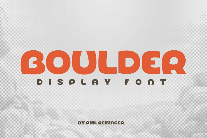 Boulder Font Font Download