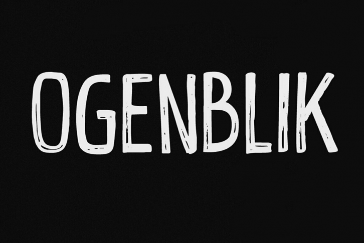 Ogenblik Font Font Download