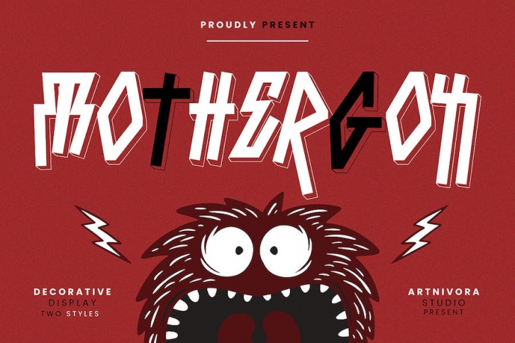 Mothergoss - Decorative Display Font Font Download