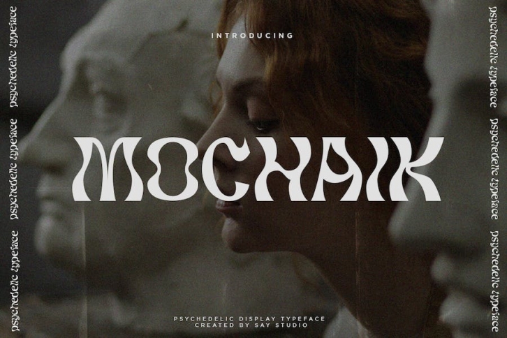 Mochaik - Modern Logo Font Font Download