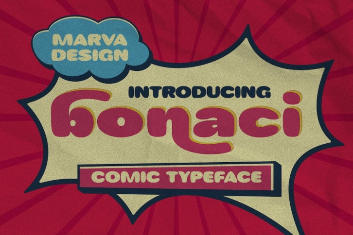 Bonaci - A Classic Comic Font Font Download