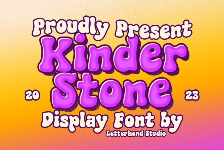 Kinder Stone Font Font Download