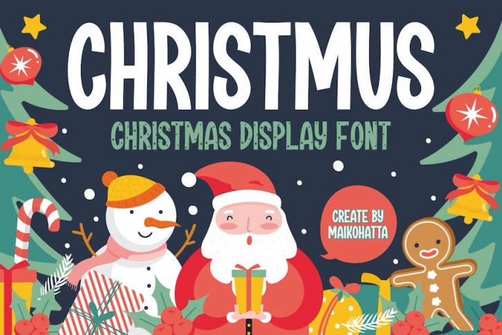 Christmus - Christmas Display Font Font Download