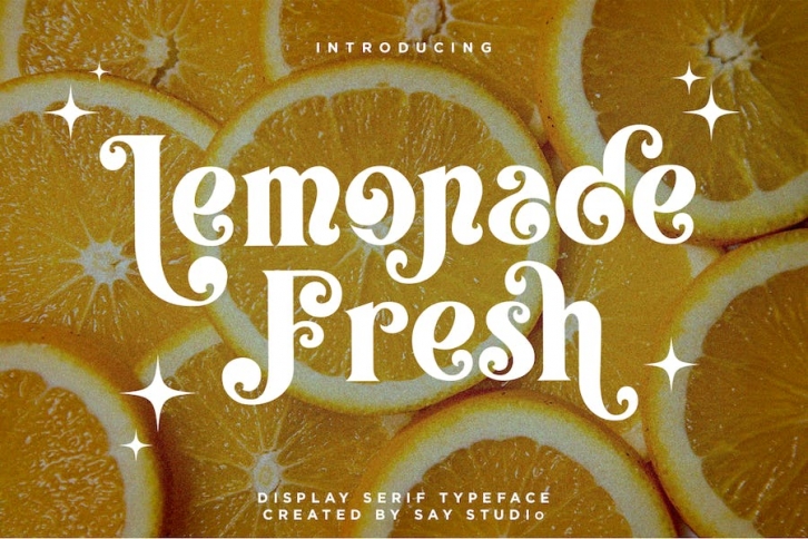 Lemonade - Decorative Serif Font Download