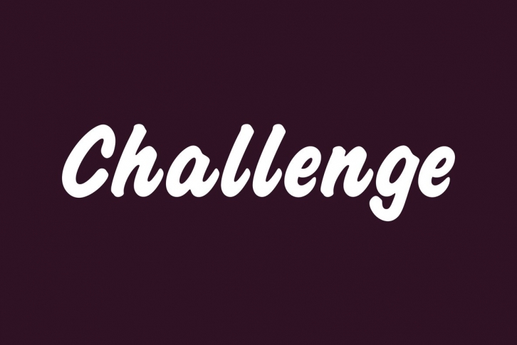 Challenge Font Font Download