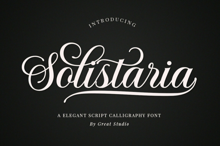 Solistaria Script Font Font Download