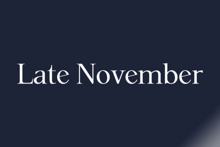 P22 Late November Font Font Download