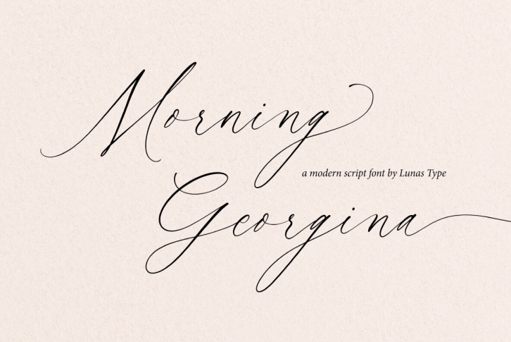 Morning Georgina Font Font Download