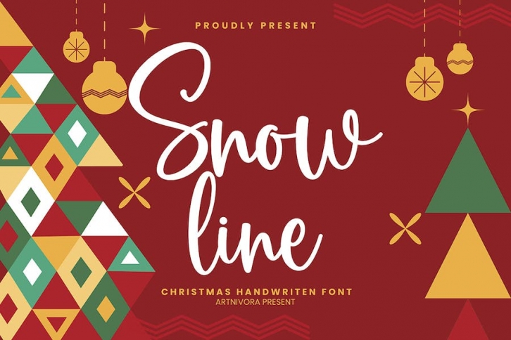 Snowline - Handwritten Font Font Download