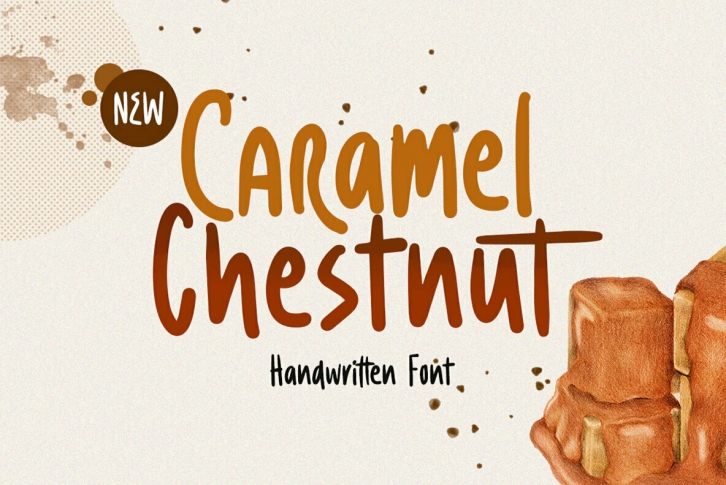 Caramel Chestnut Font Font Download