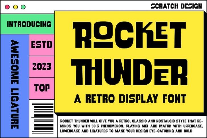 Rocket Thunder Font Download