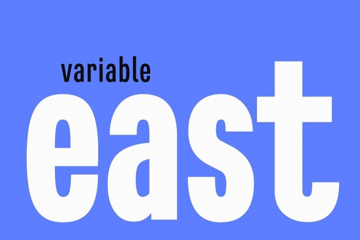 East Variable Font Font Download